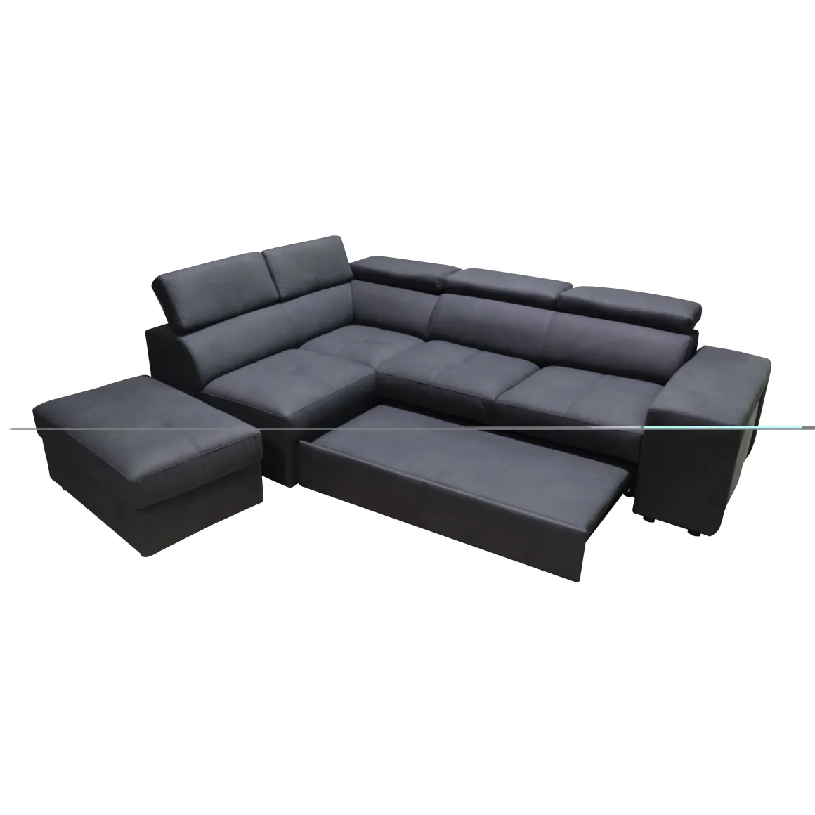 Salotto in tessuto con carrello online