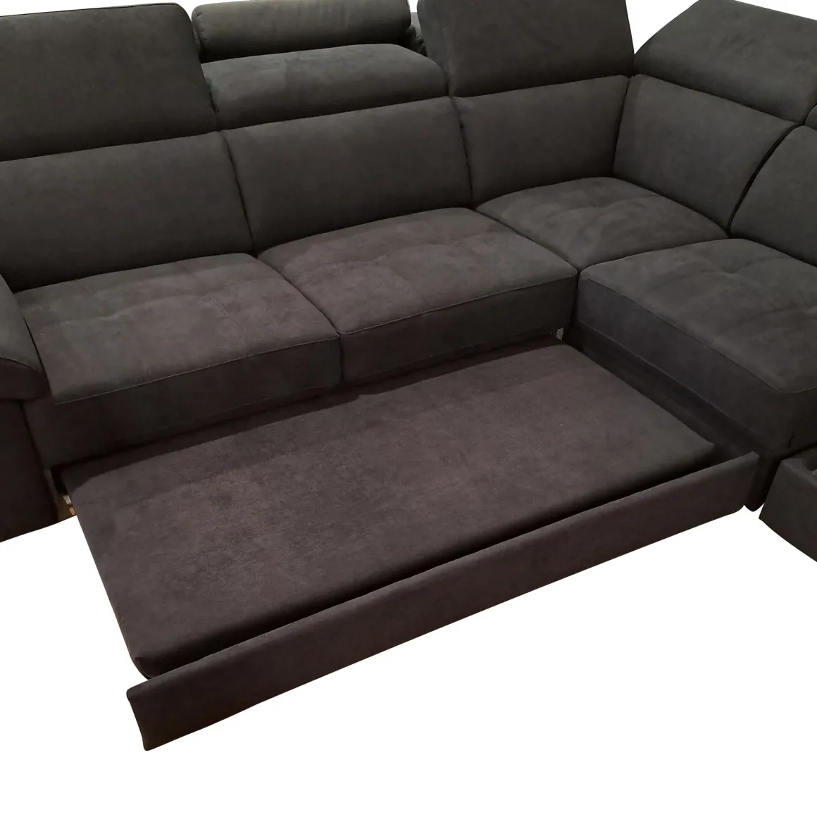 SALOTTO JACK CON PENISOLA DX IN TESSUTO NERO : vendita online SALOTTO JACK CON PENISOLA DX IN TESSUTO NERO in offerta