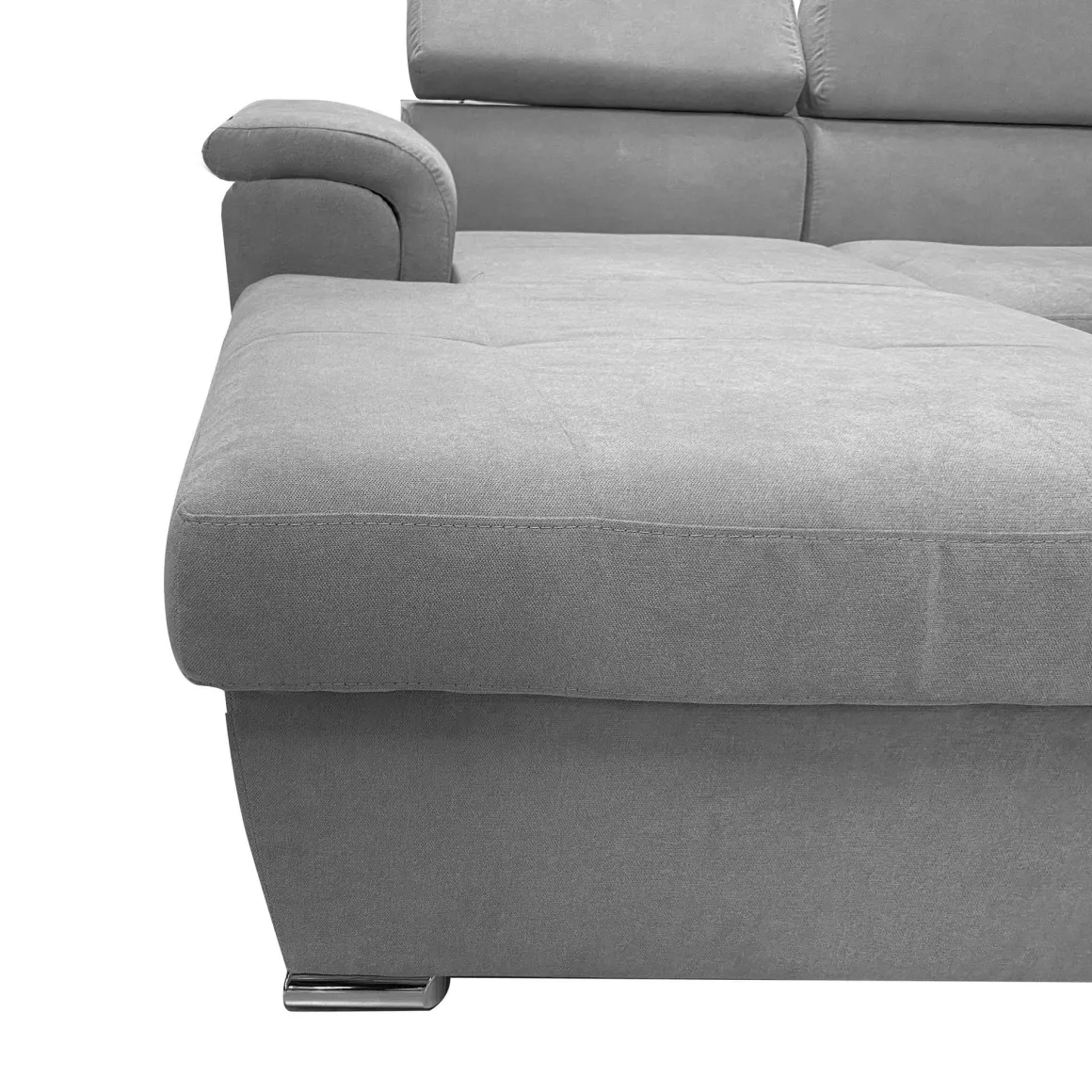 SALOTTO LONDON ANGOLARE IN TESSUTO GRIGIO: vendita online SALOTTO LONDON ANGOLARE IN TESSUTO GRIGIO in offerta