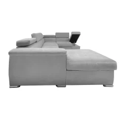 SALOTTO LONDON ANGOLARE IN TESSUTO GRIGIO: vendita online SALOTTO LONDON ANGOLARE IN TESSUTO GRIGIO in offerta
