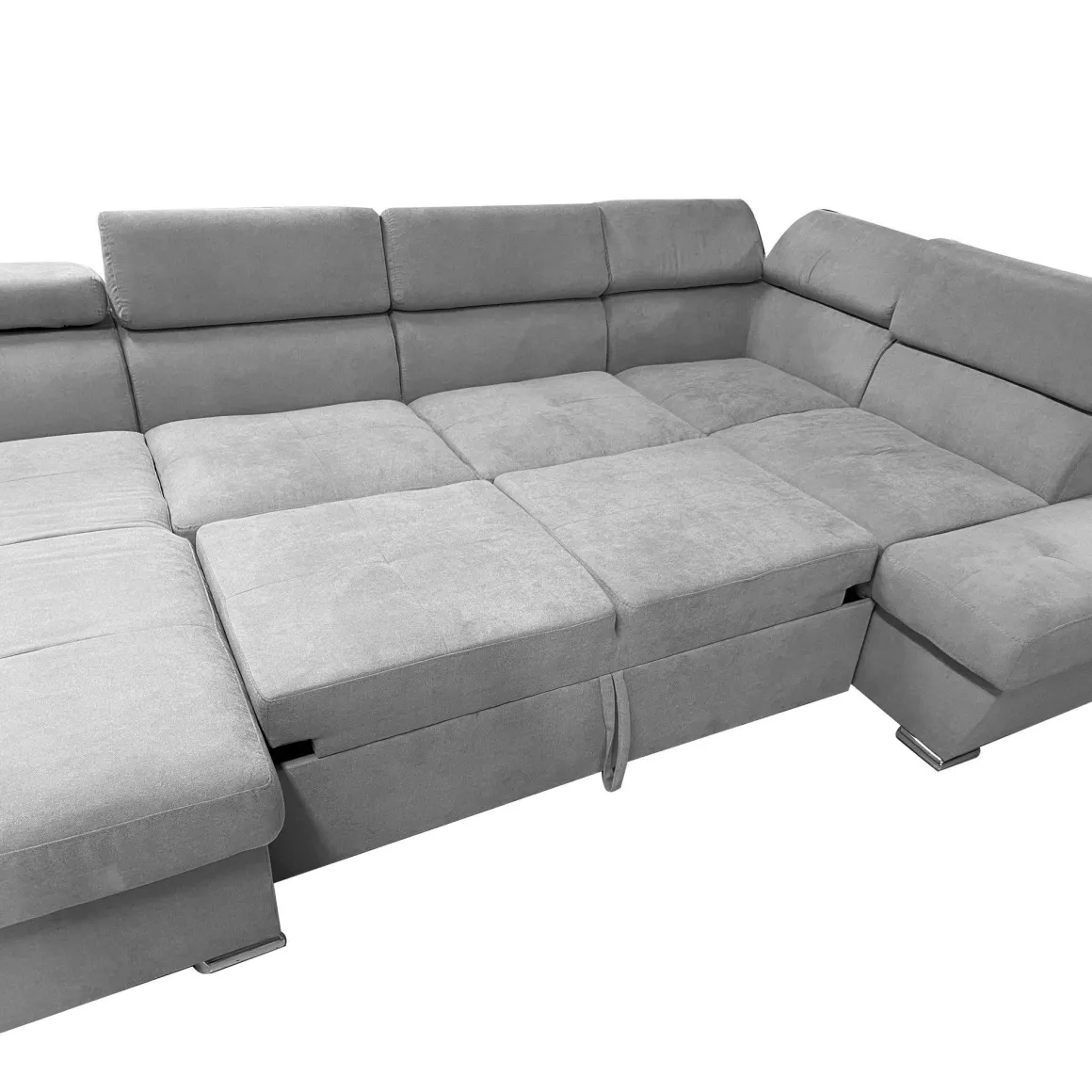 SALOTTO LONDON ANGOLARE IN TESSUTO GRIGIO: vendita online SALOTTO LONDON ANGOLARE IN TESSUTO GRIGIO in offerta