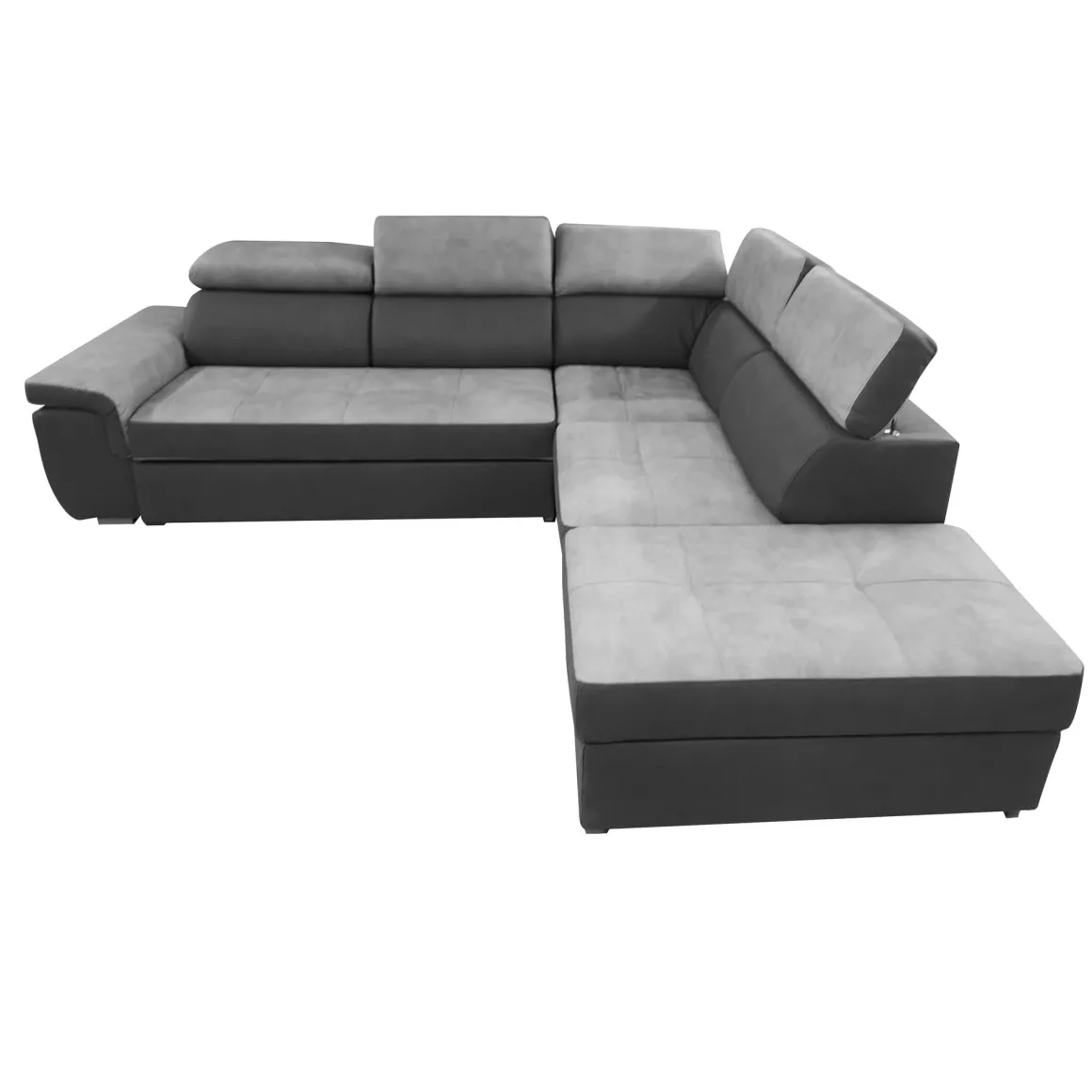SALOTTO MOD. 1249 ANGOLARE IN TESSUTO BICOLORE: vendita online SALOTTO MOD. 1249 ANGOLARE IN TESSUTO BICOLORE in offerta