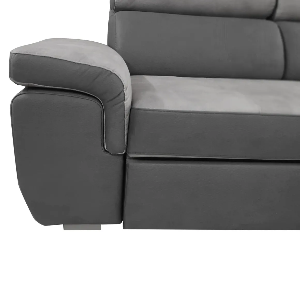 SALOTTO MOD. 1249 ANGOLARE IN TESSUTO BICOLORE: vendita online SALOTTO MOD. 1249 ANGOLARE IN TESSUTO BICOLORE in offerta