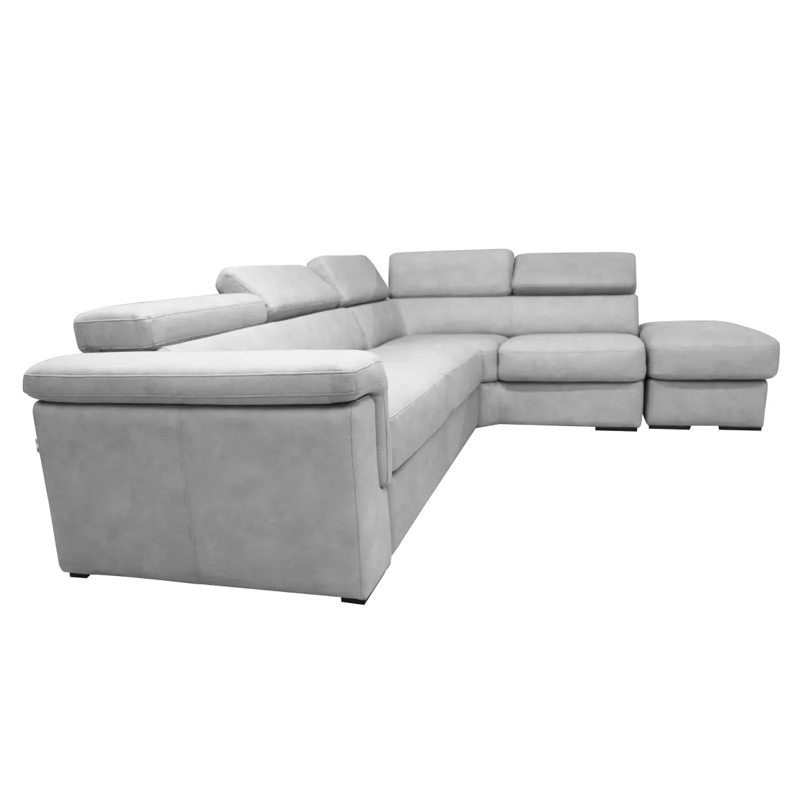 SALOTTO TETRIS ANGOLARE DX CON RETE ELETTROSALDATA IN TESSUTO GRIGIO CHIARO: vendita online SALOTTO TETRIS ANGOLARE DX CON RETE ELETTROSALDATA IN TESSUTO GRIGIO CHIARO in offerta