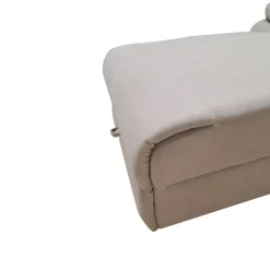 SALOTTO ULISSE CHAISE LONGUE SX CON RECLINER MANUALE TESSUTO TORTORA CHIARO: vendita online SALOTTO ULISSE CHAISE LONGUE SX CON RECLINER MANUALE TESSUTO TORTORA CHIARO in offerta