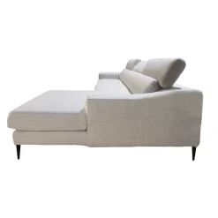 SALOTTO WINSON CON PENISOLA DX IN TESSUTO SILVER: vendita online SALOTTO WINSON CON PENISOLA DX IN TESSUTO SILVER in offerta
