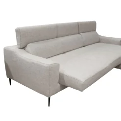 SALOTTO WINSON CON PENISOLA DX IN TESSUTO SILVER: vendita online SALOTTO WINSON CON PENISOLA DX IN TESSUTO SILVER in offerta