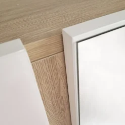 SCARPIERA 2 ANTE MOD. FRAME 70X35 H.185 BIANCO LUCIDO/CADIZ/SPECCHIO: vendita online SCARPIERA 2 ANTE MOD. FRAME 70X35 H.185 BIANCO LUCIDO/CADIZ/SPECCHIO in offerta
