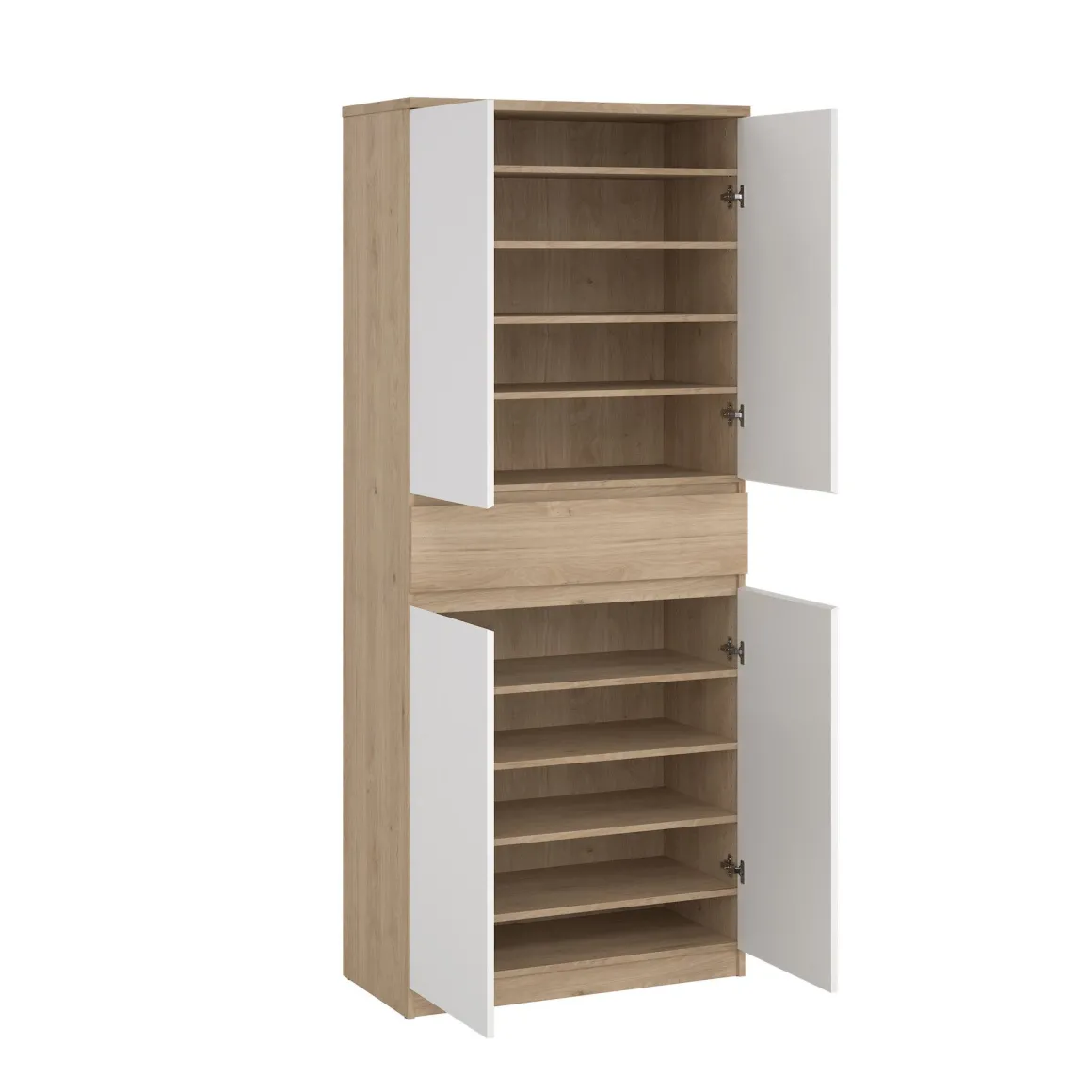 SCARPIERA MOD. NAIA CM 80,4X40 H. 191,7 HICKORY JACKSON E BIANCO OPACO: vendita online SCARPIERA MOD. NAIA CM 80,4X40 H. 191,7 HICKORY JACKSON E BIANCO OPACO in offerta