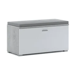 SCARPIERA MOD. RIKI CM 84,9X39,6 H. 42 CEMENTO E BIANCO: vendita online SCARPIERA MOD. RIKI CM 84,9X39,6 H. 42 CEMENTO E BIANCO in offerta