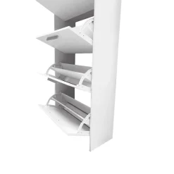 SCARPIERA 5 RIBALTE MOD. ANJA CM 69X28 H. 187 BIANCO: vendita online SCARPIERA 5 RIBALTE MOD. ANJA CM 69X28 H. 187 BIANCO in offerta