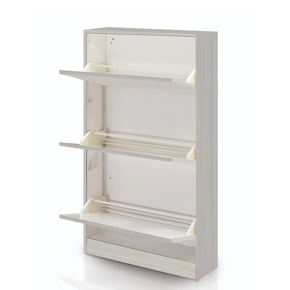 SCARPIERA 3 RIBALTE MOD. MULTIUSO CM 62X18 H. 114 EUCALIPTO: vendita online SCARPIERA 3 RIBALTE MOD. MULTIUSO CM 62X18 H. 114 EUCALIPTO in offerta