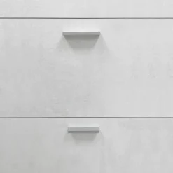 SCARPIERA 5 RIBALTE MOD. QUADRANTE CM 70X18 H.190 CEMENTO E OSSIDO BIANCO : vendita online SCARPIERA 5 RIBALTE MOD. QUADRANTE CM 70X18 H.190 CEMENTO E OSSIDO BIANCO in offerta
