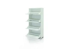 SCARPIERA 4 RIBALTE MOD. QUADRANTE CM 70X29 H.154 BIANCO FIAMMATO: vendita online SCARPIERA 4 RIBALTE MOD. QUADRANTE CM 70X29 H.154 BIANCO FIAMMATO in offerta