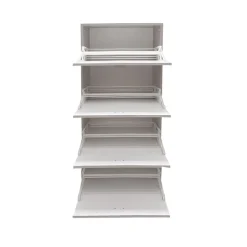 SCARPIERA 4 RIBALTE MOD. QUADRANTE CM 70X29 H.154 OLMO : vendita online SCARPIERA 4 RIBALTE MOD. QUADRANTE CM 70X29 H.154 OLMO in offerta
