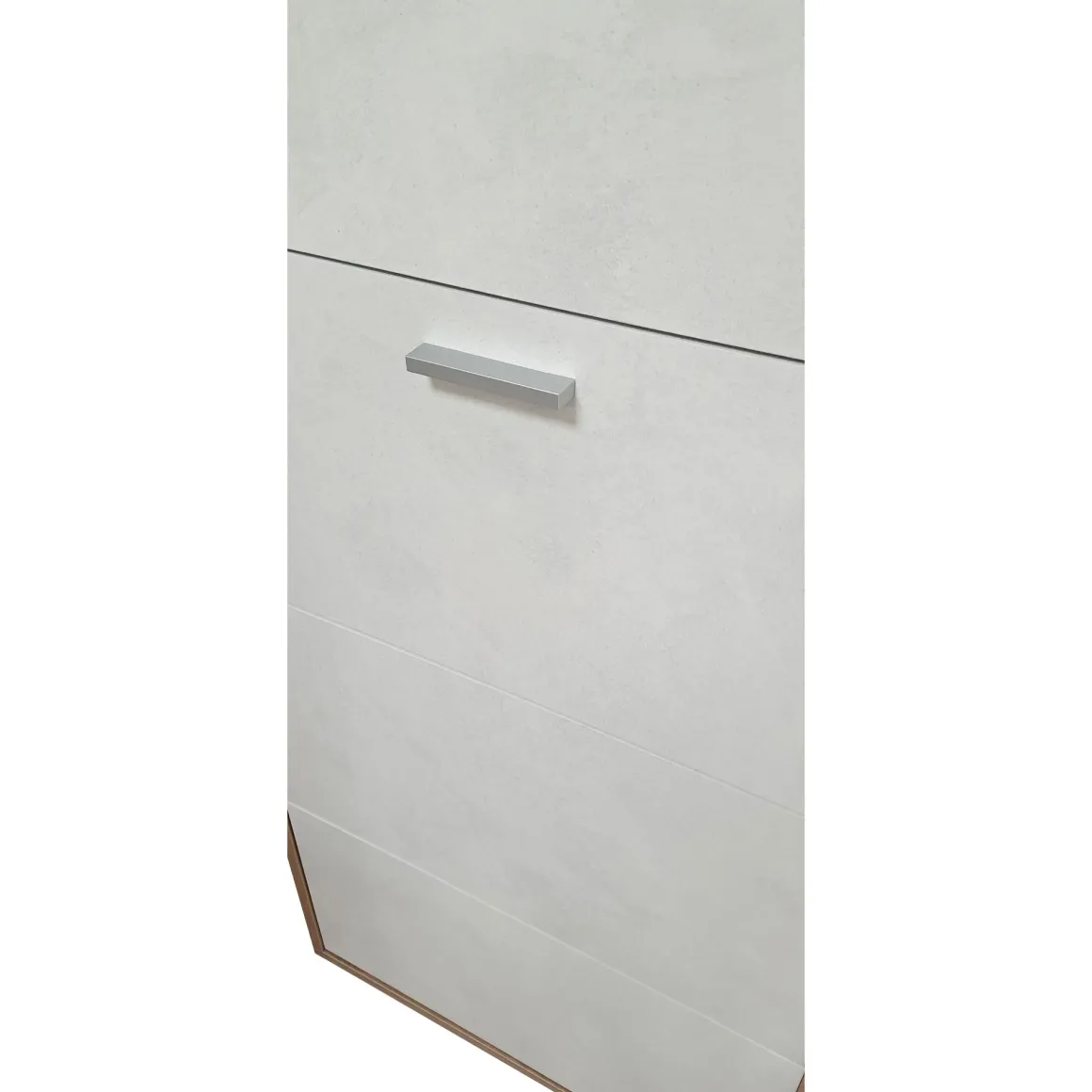 SCARPIERA 5 RIBALTE MOD. QUADRANTE 70X18 H. 190 NOCE STELVIO E OSSIDO BIANCO: vendita online SCARPIERA 5 RIBALTE MOD. QUADRANTE 70X18 H. 190 NOCE STELVIO E OSSIDO BIANCO in offerta