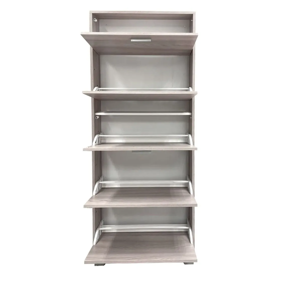 SCARPIERA 5 RIBALTE MOD. QUADRANTE CM 70X18 H.190 OLMO : vendita online SCARPIERA 5 RIBALTE MOD. QUADRANTE CM 70X18 H.190 OLMO in offerta