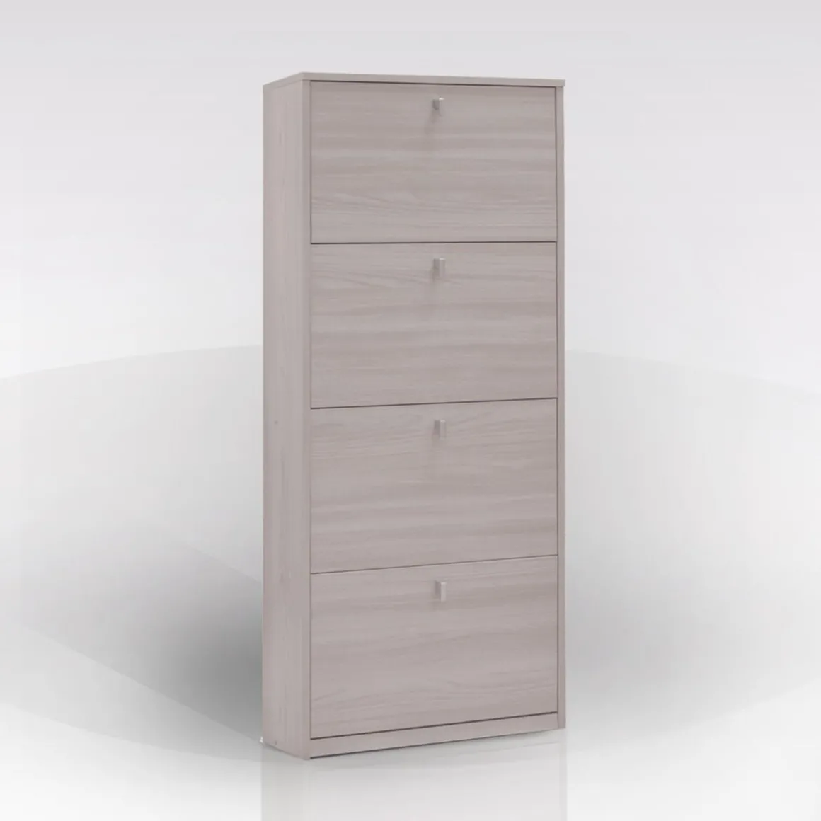 Scarpiera salvaspazio in olmo chiaro: scarpiera salvaspazio 63x18 cm
