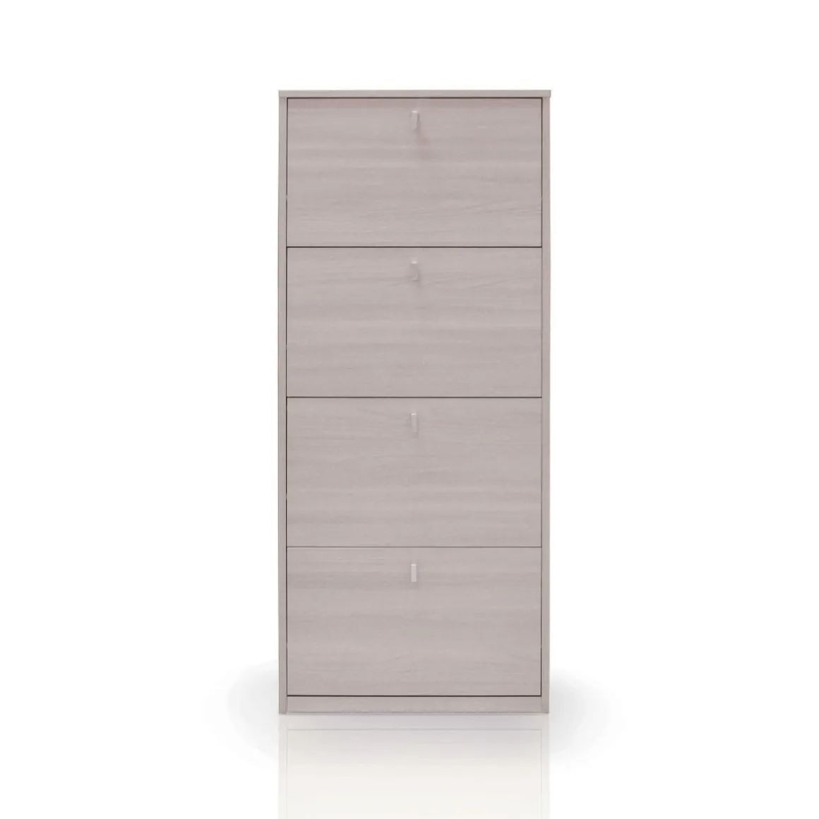 Scarpiera salvaspazio in olmo chiaro: scarpiera salvaspazio 63x18 cm