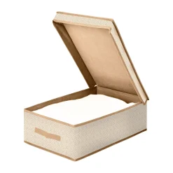 SCATOLA PORTA BIANCHERIA CON COPERCHIO 31.5X48CM 15CM : vendita online SCATOLA PORTA BIANCHERIA CON COPERCHIO 31.5X48CM 15CM in offerta