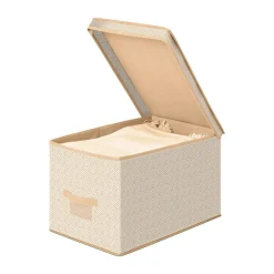 SCATOLA PORTA BIANCHERIA CON COPERCHIO 31.5X48X30CM: vendita online SCATOLA PORTA BIANCHERIA CON COPERCHIO 31.5X48X30CM in offerta