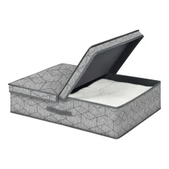 SCATOLA PORTA BIANCHERIA JUMBO CON COPERCHIO 63X48X15CM: vendita online SCATOLA PORTA BIANCHERIA JUMBO CON COPERCHIO 63X48X15CM in offerta