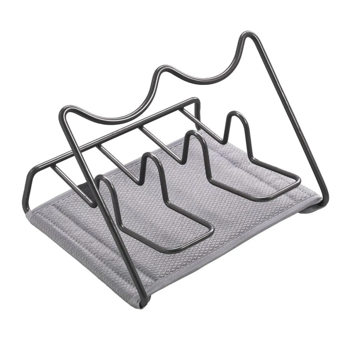 SCOLABOTTIGLIE E TAZZE CON PORTA TAPPI DRYMUG 2 LAVA IN FERRO NERO
