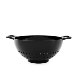 SCOLAPASTA LINEA HELM LARGE IN MELAMINA NERO DIAM. 30CM
