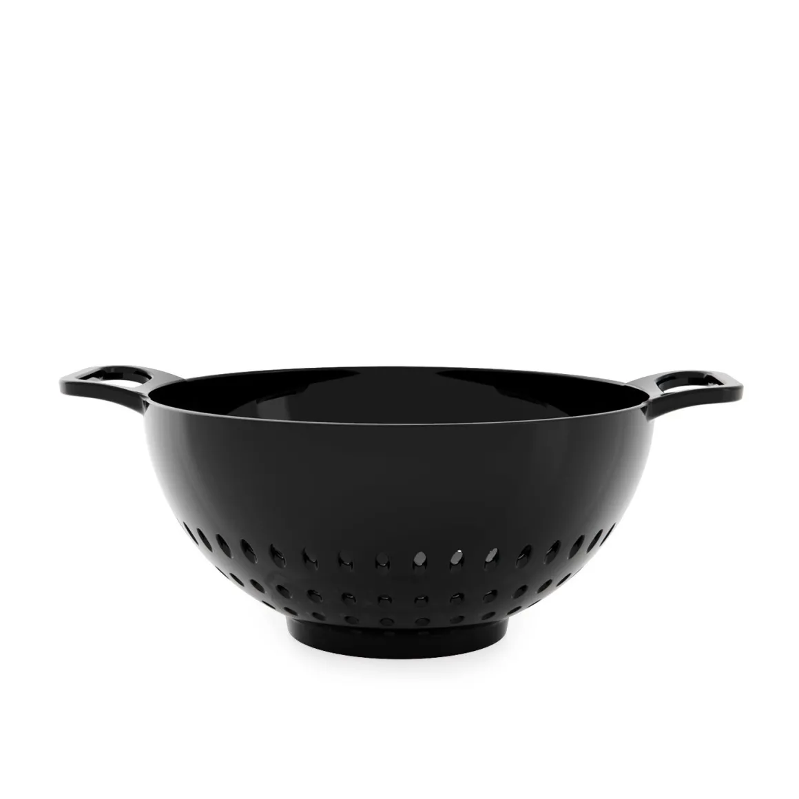 SCOLAPASTA LINEA HELM LARGE IN MELAMINA NERO DIAM. 30CM