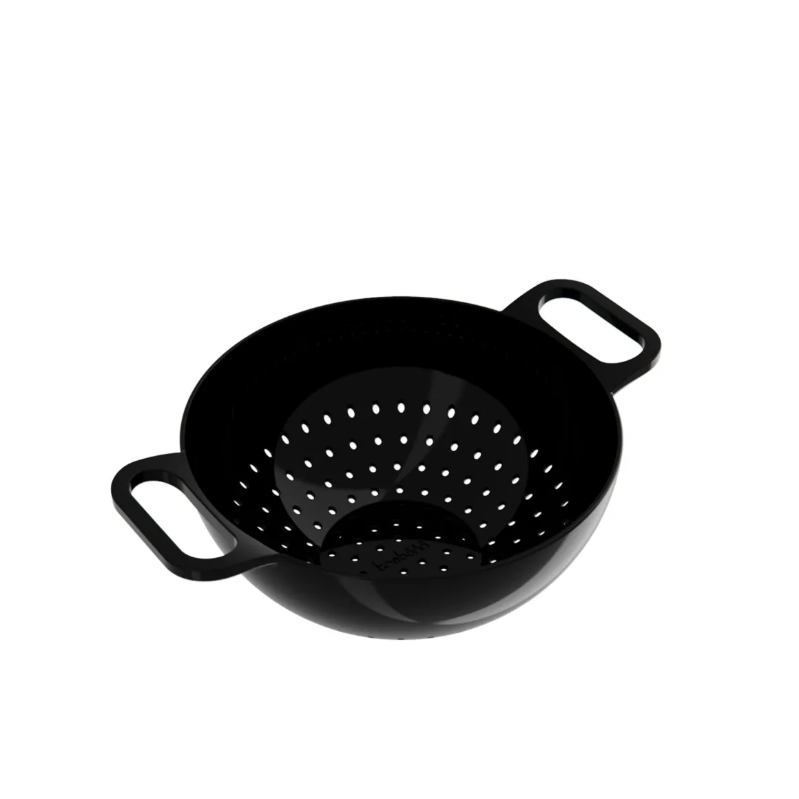 SCOLAPASTA LINEA HELM SMALL IN MELAMINA NERO DIAM. 20CM
