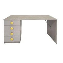 SCRIVANIA MOD.FLY 150X58 H. 73,7 CENERE WOOD E CALCE : vendita online SCRIVANIA MOD.FLY 150X58 H. 73,7 CENERE WOOD E CALCE in offerta