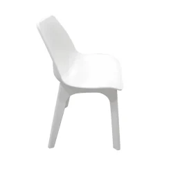 Sedia in Polipropilene Bianca 81cm: modello Eolo