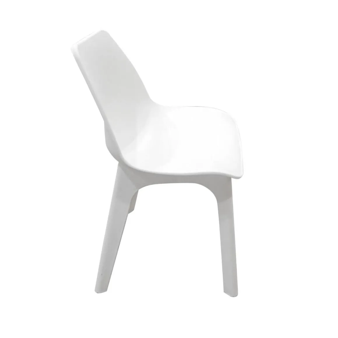Sedia in Polipropilene Bianca 81cm: modello Eolo