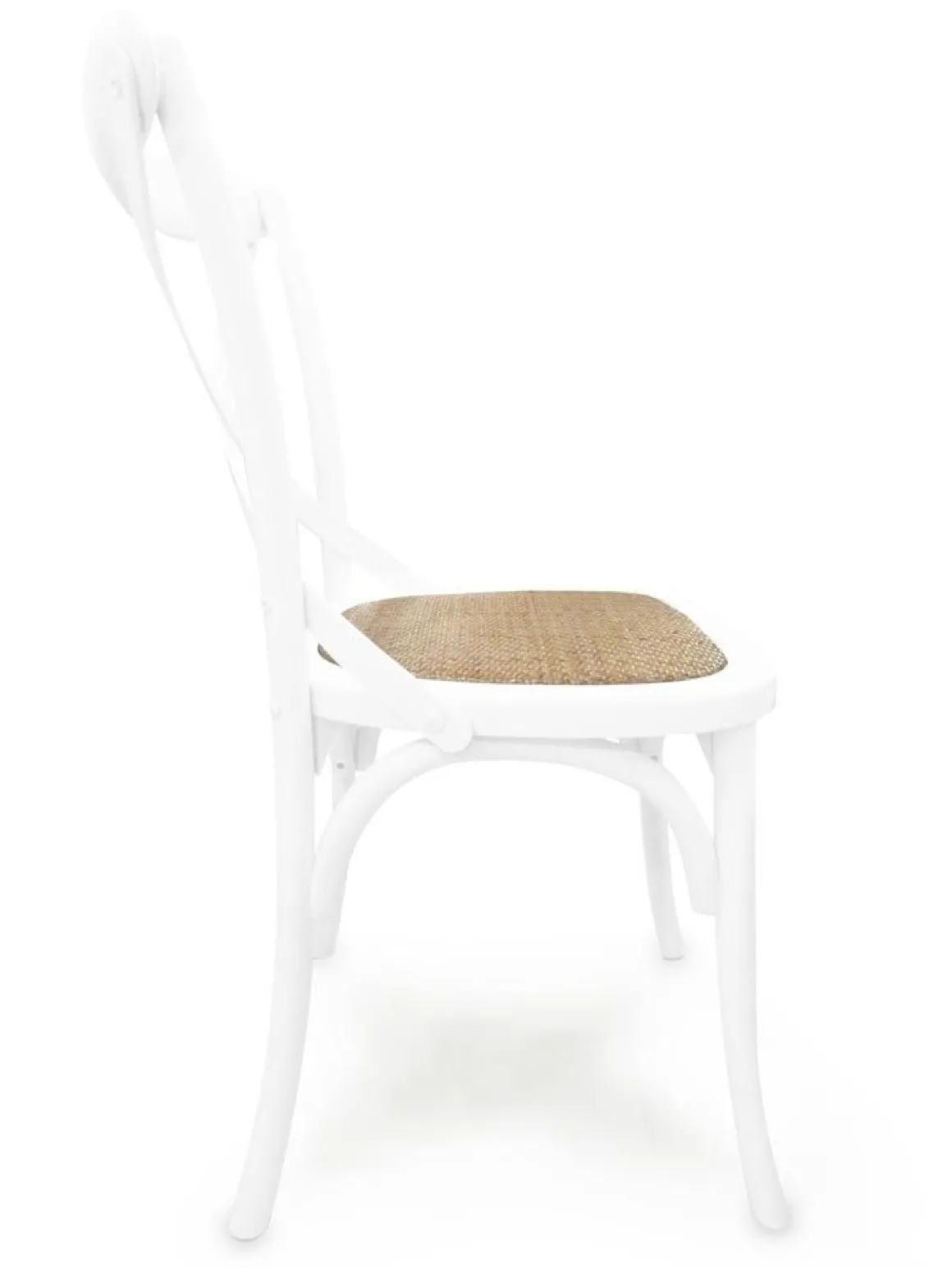 SEDIA LACCATA BIANCA CON FONDELLO IN RATTAN : vendita online SEDIA LACCATA BIANCA CON FONDELLO IN RATTAN in offerta