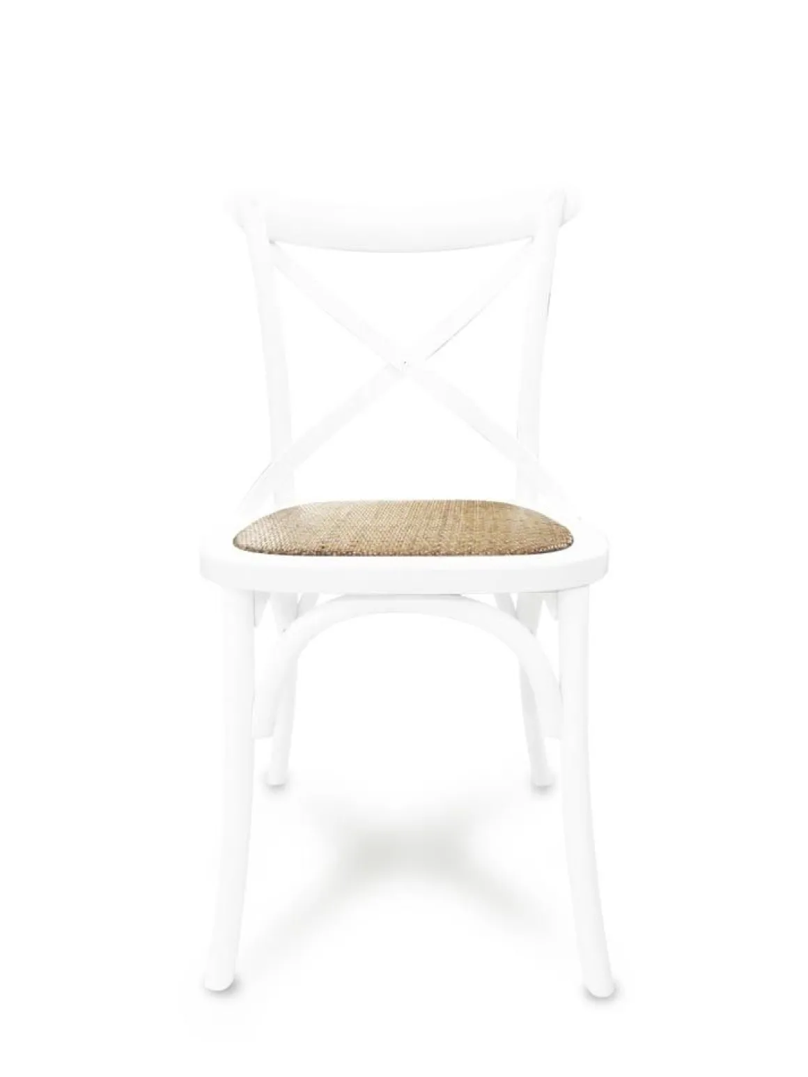 SEDIA LACCATA BIANCA CON FONDELLO IN RATTAN : vendita online SEDIA LACCATA BIANCA CON FONDELLO IN RATTAN in offerta
