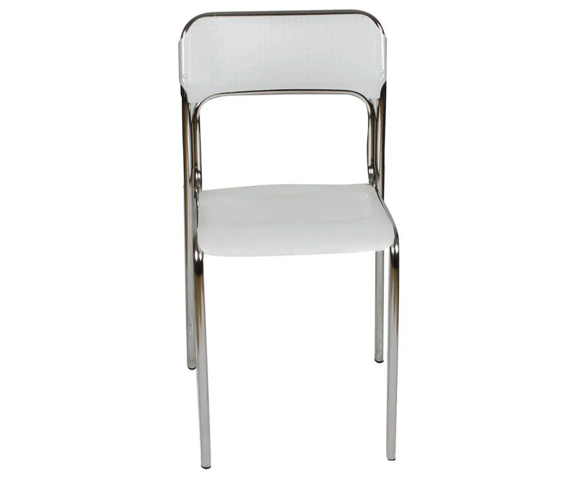 SEDIA MOD. ASCONA BIANCA METALLO E PLASTICA BIANCA: vendita online SEDIA MOD. ASCONA BIANCA METALLO E PLASTICA BIANCA in offerta