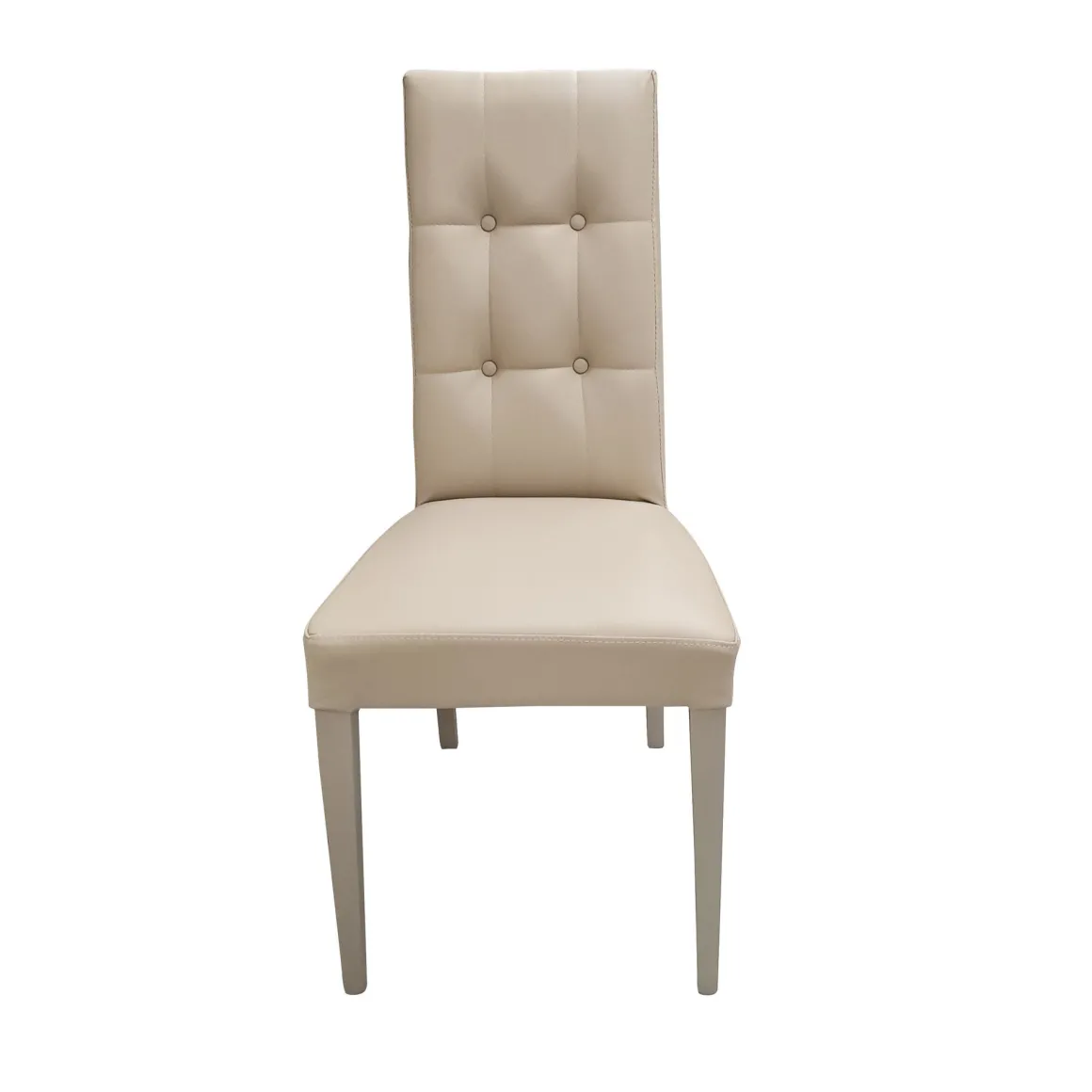 SEDIA MOD. DALLAS IN ECOPELLE BEIGE : vendita online SEDIA MOD. DALLAS IN ECOPELLE BEIGE in offerta