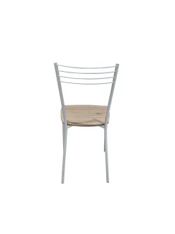 SEDIA MOD. LUNA METALLO BIANCO E FONDELLO IN LEGNO DI QUERCIA: vendita online SEDIA MOD. LUNA METALLO BIANCO E FONDELLO IN LEGNO DI QUERCIA in offerta
