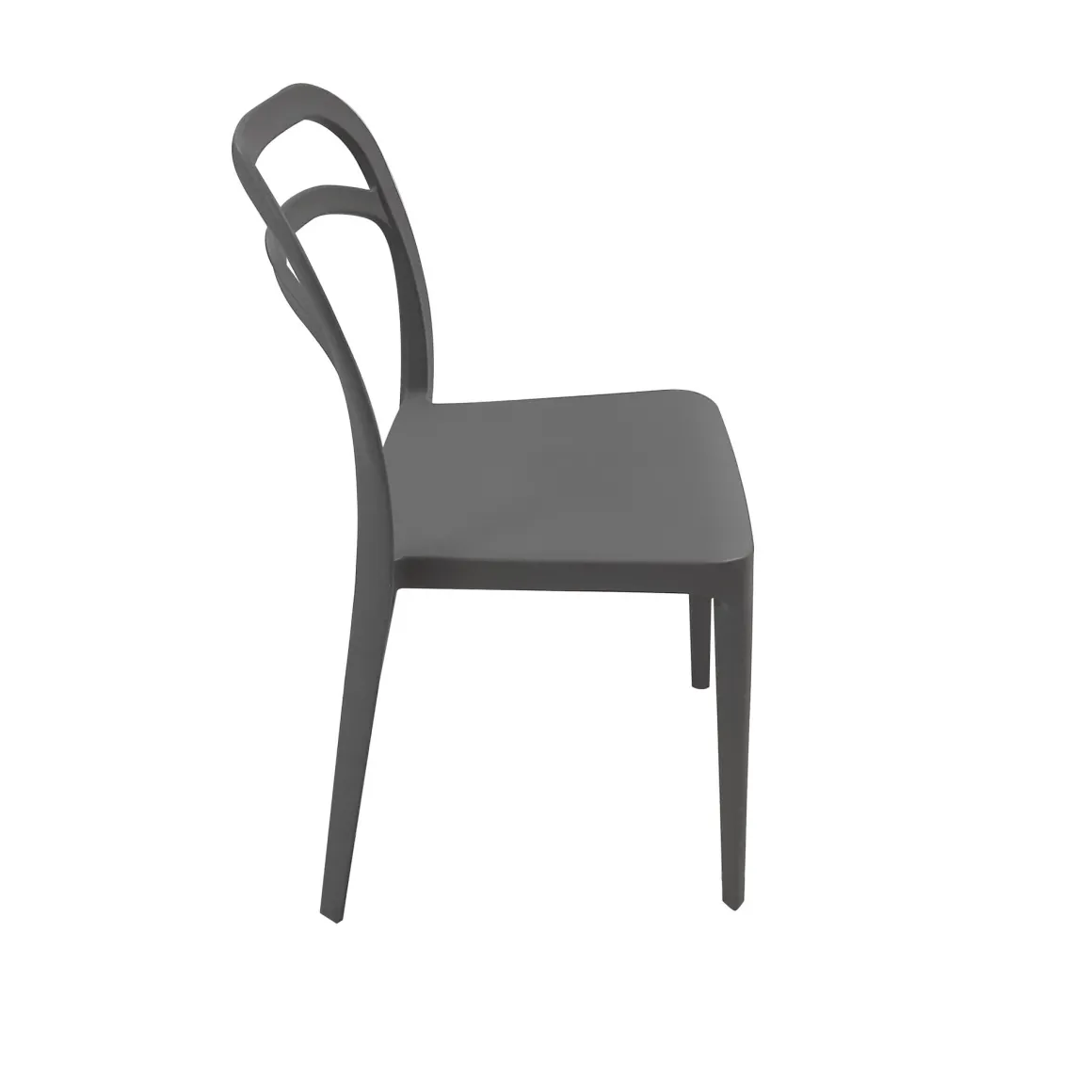 SEDIA MOD. PARROT IN POLIPROPILENE DARK GREY : vendita online SEDIA MOD. PARROT IN POLIPROPILENE DARK GREY in offerta