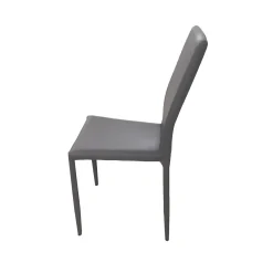 SEDIA MOD. RITA IN PU GRIGIO: vendita online SEDIA MOD. RITA IN PU GRIGIO in offerta