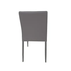 SEDIA MOD. RITA IN PU GRIGIO: vendita online SEDIA MOD. RITA IN PU GRIGIO in offerta