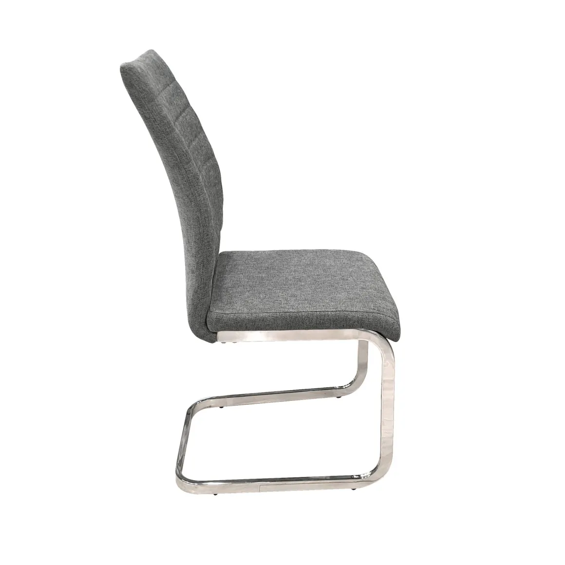 SEDIA MOD. SANDY METALLO CROMATO E TESSUTO GRIGIO: vendita online SEDIA MOD. SANDY METALLO CROMATO E TESSUTO GRIGIO in offerta