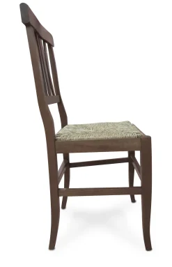 SEDIA MOD. SILVIA IN LEGNO NOCE CON FONDELLO IN PAGLIA: vendita online SEDIA MOD. SILVIA IN LEGNO NOCE CON FONDELLO IN PAGLIA in offerta