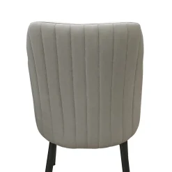 SEDIA MOD. TUFI METALLO NERO E MICROFIBRA GRIGIO CHIARO: vendita online SEDIA MOD. TUFI METALLO NERO E MICROFIBRA GRIGIO CHIARO in offerta