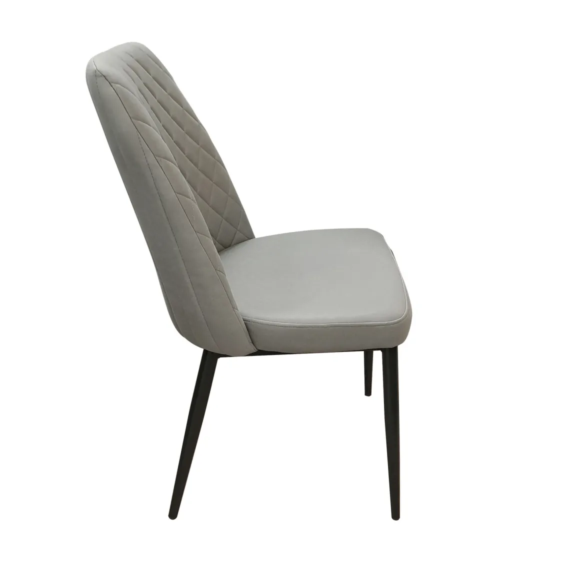 SEDIA MOD. TUFI METALLO NERO E MICROFIBRA GRIGIO CHIARO: vendita online SEDIA MOD. TUFI METALLO NERO E MICROFIBRA GRIGIO CHIARO in offerta