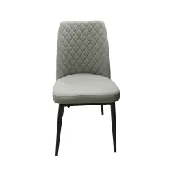 SEDIA MOD. TUFI METALLO NERO E MICROFIBRA GRIGIO CHIARO: vendita online SEDIA MOD. TUFI METALLO NERO E MICROFIBRA GRIGIO CHIARO in offerta