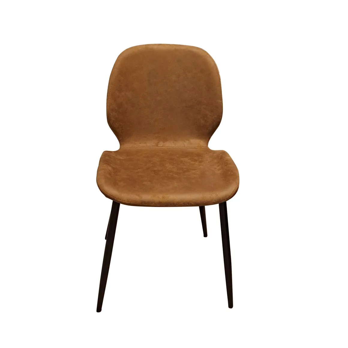 SEDIA MOD. VANNA IN METALLO NERO E TESSUTO VINTAGE CUOIO: vendita online SEDIA MOD. VANNA IN METALLO NERO E TESSUTO VINTAGE CUOIO in offerta