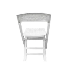 Sedia pieghevole in polipropilene bianca 44x48: modello asso