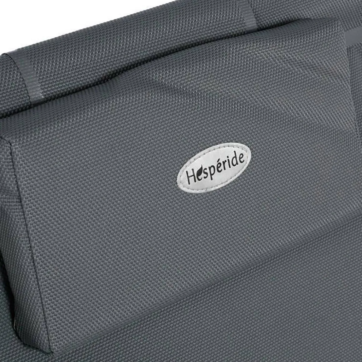 Sedia Sdraio pieghevole in alluminio con seduta in textilene Grigio: serie Honolulu