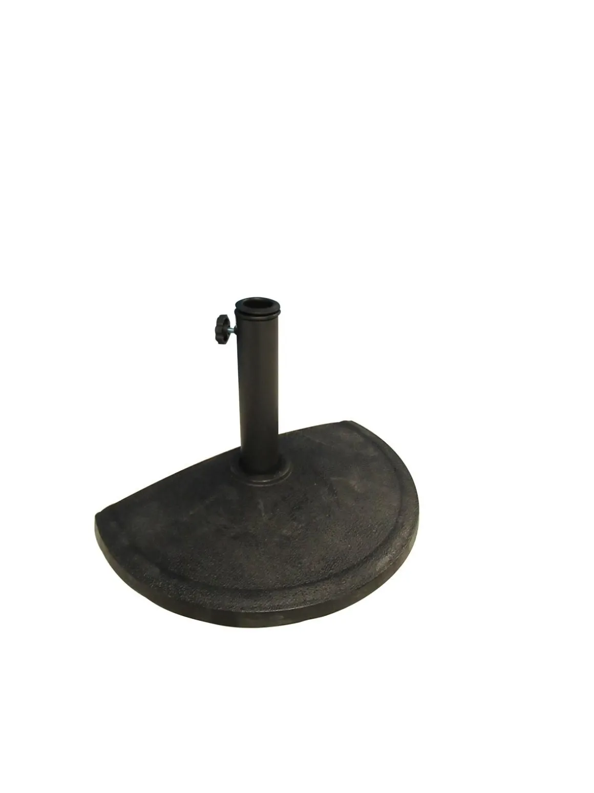 Semi base per ombrellone in resina: semibase ombrellone nero
